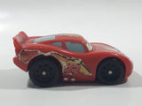 2006 Disney Pixar Cars Lightning McQueen #95 Red Plastic Die Cast Toy Car Vehicle L4104