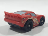 2006 Disney Pixar Cars Lightning McQueen #95 Red Plastic Die Cast Toy Car Vehicle L4104