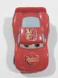 2006 Disney Pixar Cars Lightning McQueen #95 Red Plastic Die Cast Toy Car Vehicle L4104