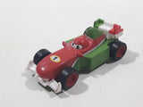 Disney Pixar Cars Francesco Beanoulli #1 Red Green White PVC Hard Rubber Toy Race Car Vehicle