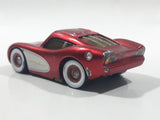 Disney Pixar Cars Lightning McQueen Metallic Red and White Die Cast Toy Car Vehicle