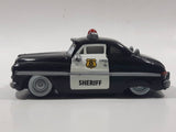 Disney Pixar Cars '49 Merc Police Sheriff Cop Car Black and White Die Cast Toy Car Vehicle