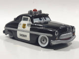 Disney Pixar Cars '49 Merc Police Sheriff Cop Car Black and White Die Cast Toy Car Vehicle