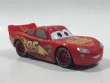 2016 Disney Pixar Cars Lightning McQueen #95 Red Plastic Die Cast Toy Car Vehicle FCV94