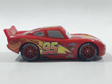 2016 Disney Pixar Cars Lightning McQueen #95 Red Plastic Die Cast Toy Car Vehicle FCV94
