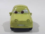 Disney Pixar Cars Acer Lime Yellow Plastic Die Cast Toy Car Vehicle