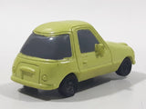 Disney Pixar Cars Acer Lime Yellow Plastic Die Cast Toy Car Vehicle