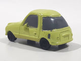 Disney Pixar Cars Acer Lime Yellow Plastic Die Cast Toy Car Vehicle