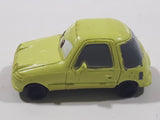 Disney Pixar Cars Acer Lime Yellow Plastic Die Cast Toy Car Vehicle