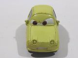 Disney Pixar Cars Acer Lime Yellow Plastic Die Cast Toy Car Vehicle
