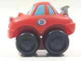 2008 Hasbro Tonka #5 Red Plastic Toy Car Vehicle