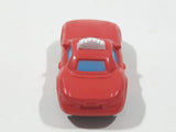 Disney Pixar Cars Taxi Cab Red PVC Hard Rubber Toy Car Vehicle