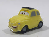 Disney Pixar Cars Yellow PVC Plastic Toy Car Vehicle