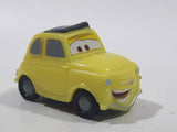 Disney Pixar Cars Yellow PVC Plastic Toy Car Vehicle