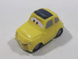 Disney Pixar Cars Yellow PVC Plastic Toy Car Vehicle