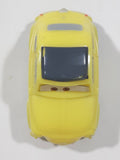Disney Pixar Cars Yellow PVC Plastic Toy Car Vehicle
