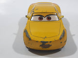Disney Pixar Cars Yellow 4" Long Die Cast Toy Car Vehicle