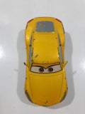 Disney Pixar Cars Yellow 4" Long Die Cast Toy Car Vehicle