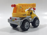 2001 Maisto Hasbro Tonka Lil Chuck & Friends Crane Truck Grey Yellow Die Cast Toy Car Vehicle