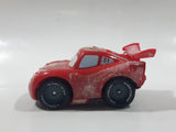 Disney Pixar Cars Lightning McQueen #95 Red Plastic Die Cast Toy Car Vehicle V3019