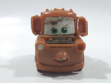 Disney Pixar Cars Tow Mater Brown Plastic Toy Car Vehicle - Busted Side Mirrors