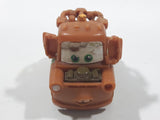 Disney Pixar Cars Tow Mater Brown Plastic Toy Car Vehicle - Busted Side Mirrors