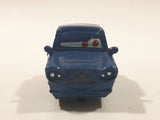 Disney Pixar Sedan 3 Wheels Dark Blue Miniature PVC Hard Rubber Toy Car Vehicle