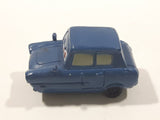 Disney Pixar Sedan 3 Wheels Dark Blue Miniature PVC Hard Rubber Toy Car Vehicle
