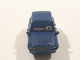 Disney Pixar Sedan 3 Wheels Dark Blue Miniature PVC Hard Rubber Toy Car Vehicle
