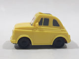 Disney Pixar Fiat Yellow Plastic Toy Car Vehicle