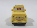 Disney Pixar Fiat Yellow Plastic Toy Car Vehicle