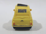Disney Pixar Fiat Yellow Plastic Toy Car Vehicle