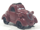 Disney Pixar Maroon Dark Red Brown Miniature PVC Hard Rubber Toy Car Vehicle