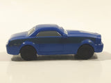 Disney Pixar Dark Blue Miniature PVC Hard Rubber Toy Sports Car Vehicle