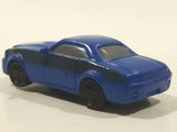 Disney Pixar Dark Blue Miniature PVC Hard Rubber Toy Sports Car Vehicle