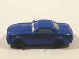 Disney Pixar Dark Blue Miniature PVC Hard Rubber Toy Sports Car Vehicle