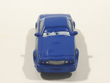 Disney Pixar Dark Blue Miniature PVC Hard Rubber Toy Sports Car Vehicle