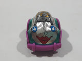 1997 Kinder Surprise Pink Rainbow Girl Chrome and Pink Plastic Miniature Toy Car Vehicle K97 N32