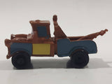 Disney Pixar Cars Tow Mater Brown Tow Truck Mini PVC Hard Rubber Toy Car Vehicle