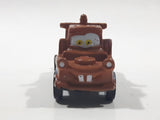 Disney Pixar Cars Tow Mater Brown Tow Truck Mini PVC Hard Rubber Toy Car Vehicle