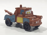 Disney Pixar Cars Tow Mater Brown Tow Truck Mini PVC Hard Rubber Toy Car Vehicle