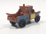 Disney Pixar Cars Tow Mater Brown Tow Truck Mini PVC Hard Rubber Toy Car Vehicle