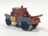 Disney Pixar Cars Tow Mater Brown Tow Truck Mini PVC Hard Rubber Toy Car Vehicle