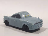 Disney Pixar Cars Light Blue Classic Car Mini PVC Hard Rubber Toy Car Vehicle