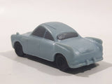 Disney Pixar Cars Light Blue Classic Car Mini PVC Hard Rubber Toy Car Vehicle