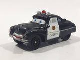 Disney Pixar Cars '49 Merc Police Sheriff Cop Car Black and White Plastic Toy Car Vehicle