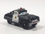 Disney Pixar Cars '49 Merc Police Sheriff Cop Car Black and White Plastic Toy Car Vehicle