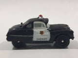 Disney Pixar Cars '49 Merc Police Sheriff Cop Car Black and White Plastic Toy Car Vehicle