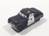 Disney Pixar Cars '49 Merc Police Sheriff Cop Car Black and White Plastic Toy Car Vehicle