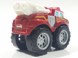 2011 Hasbro Tonka Lil Chuck & Friends Boomer Fire Truck Dark Red Die Cast Toy Car Vehicle